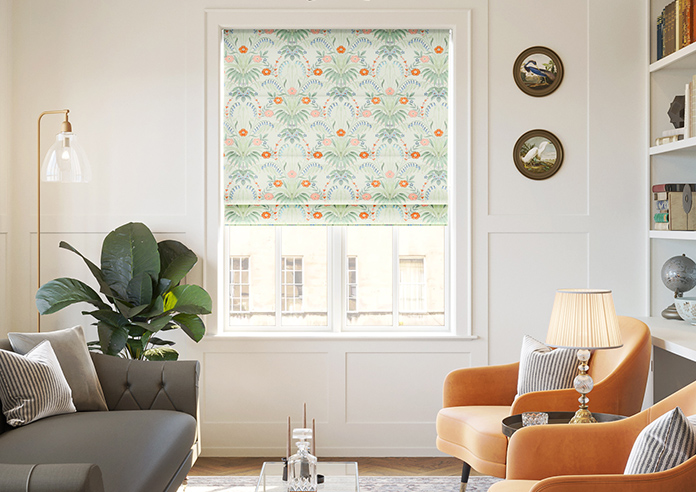 Cotswold Faux Silk, Persimmon - Roman Blind - Image 3